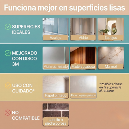 GANCHOS SUCCIÓN BAÑO x4