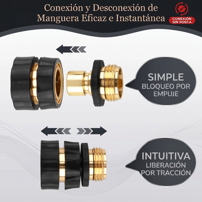 Conector sin rosca aluminio